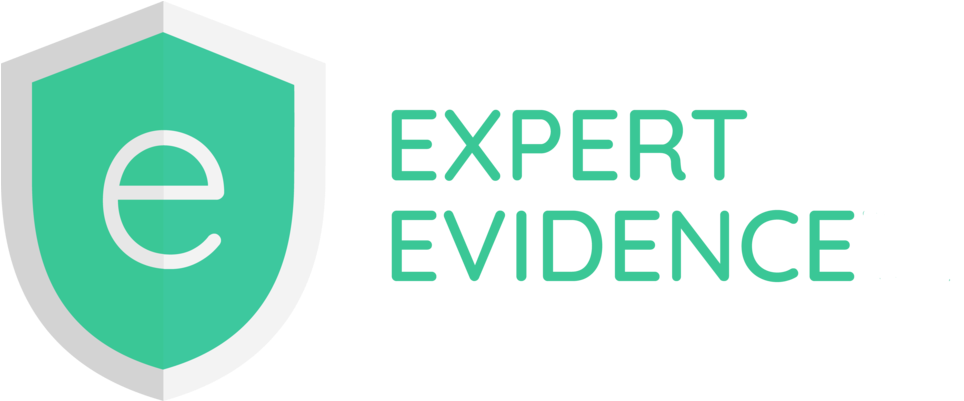 Evidence Logo Transparent (black, teal, white, silver)