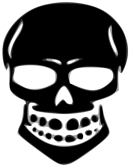 Evil Png Clipart (black, white)