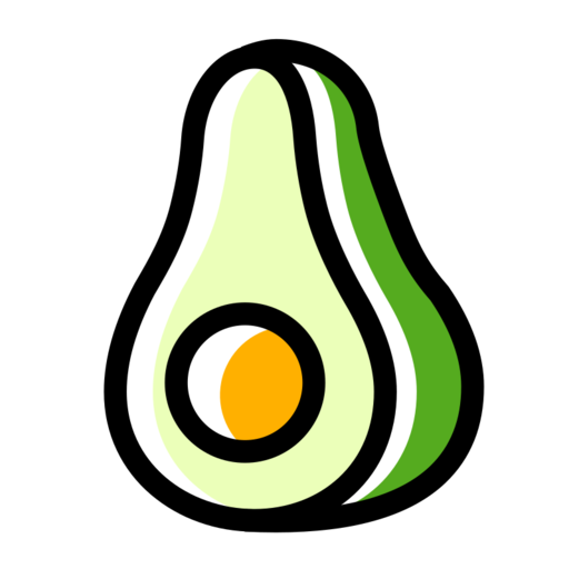 Avocado Free Transparent Png Icon Download (olive, beige, black, orange, white)