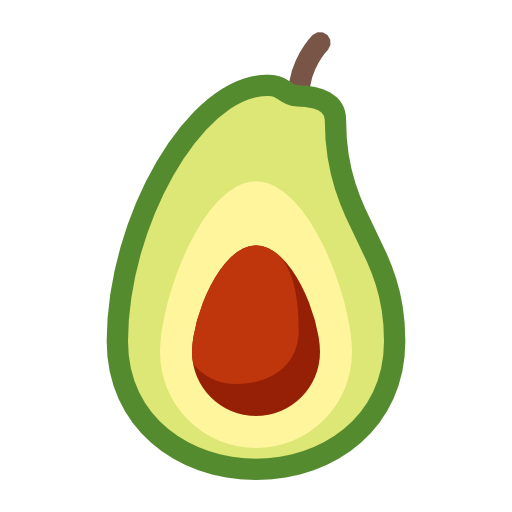 Avocado Icon Free Png Icon Download (olive, silver, beige, black, chocolate)