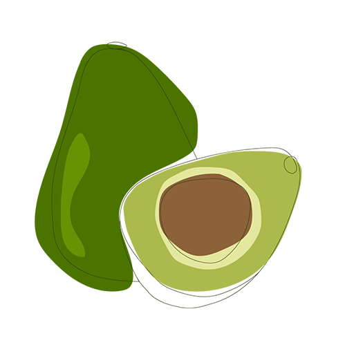 Avocado Vegetable Fruit Breakfast Line Icon Free Png Icon Download (olive, silver, white, black, gray)