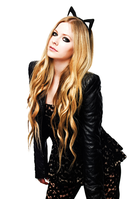 Avril Lavigne Png Hd (black)