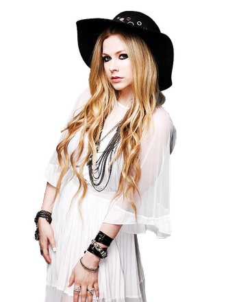 Avril Lavigne Png Pic 1 (white, black)