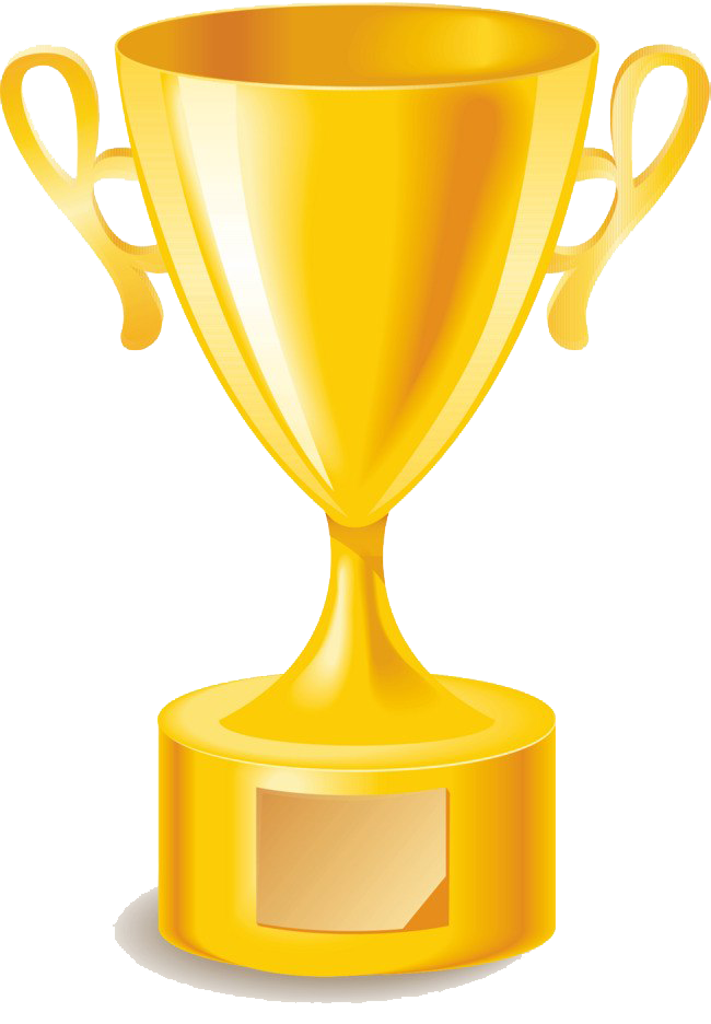 Award Cup Png Isolated Image (white, orange, chocolate, gold)