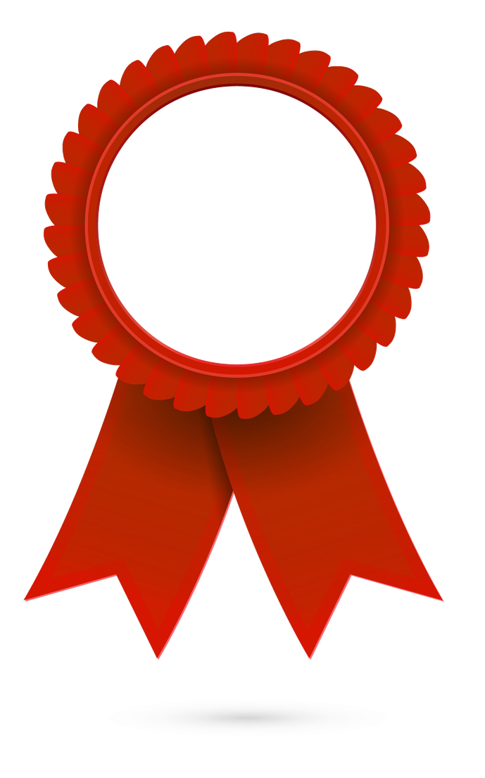 Award Ribbon Png Picture (white, maroon, black)