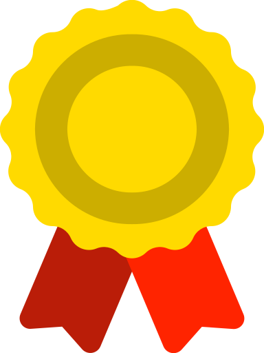 Award Free Png Icon Download (red, maroon, black, orange, gold)