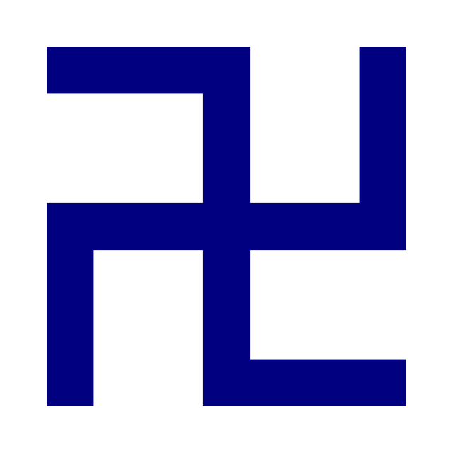 Swastika Png Clipart (black, navy)