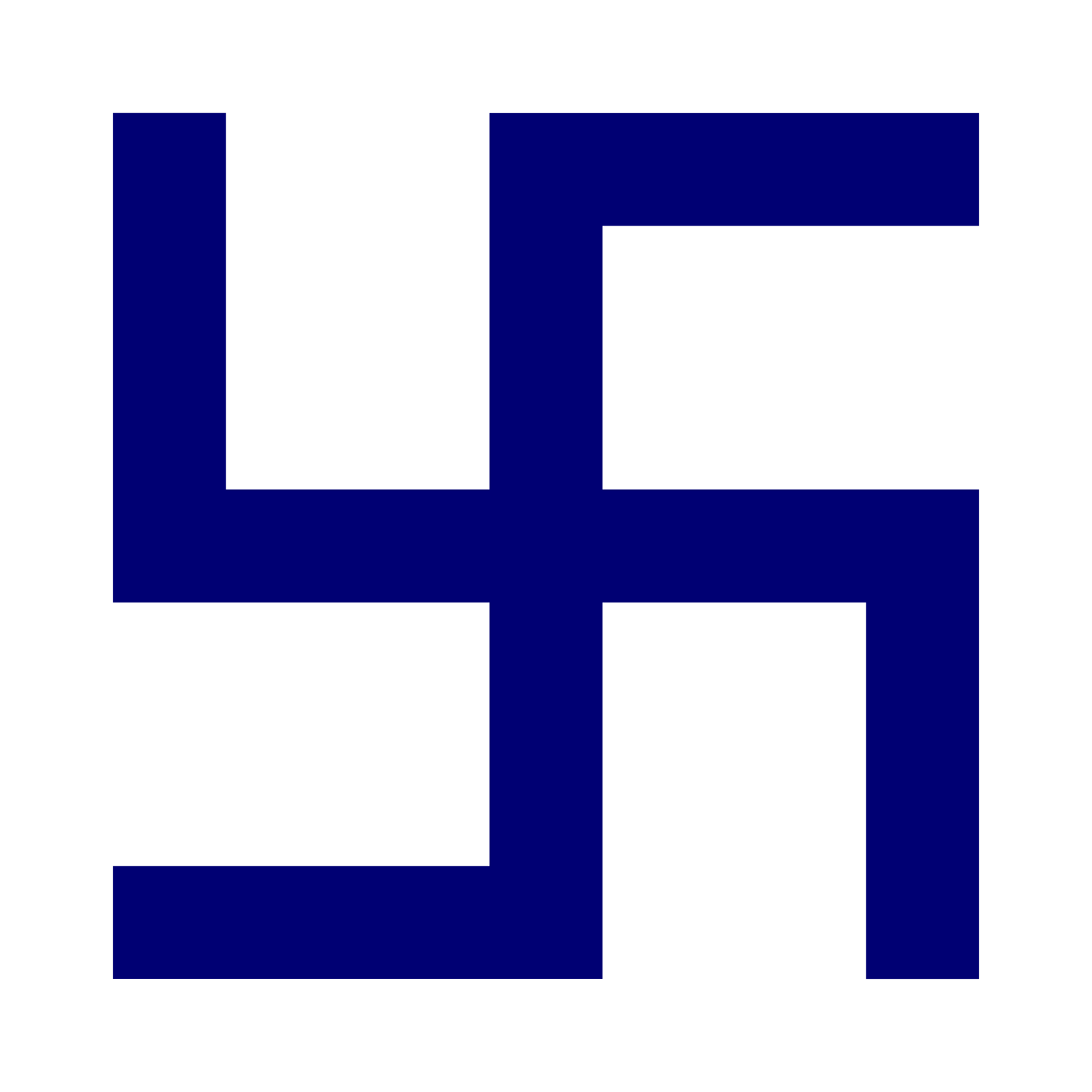 Swastika Png Photos (indigo, gray, white, navy, silver)