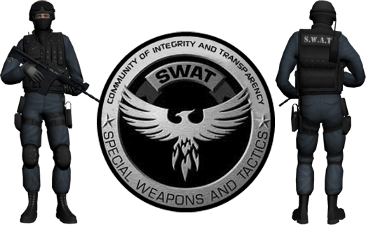 Swat Police (black, white, silver)