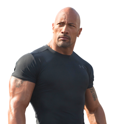 Dwayne Johnson Body Png Photo (black)