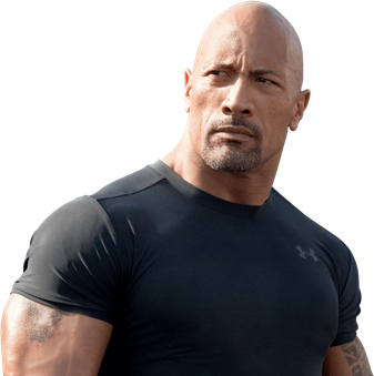 Dwayne Johnson Body Png Photos (black)