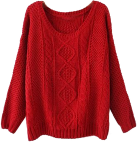 Sweater Png Pic (maroon, black)