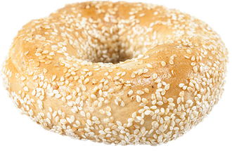 Sweet Bagel Png Pic (black, pink, beige)