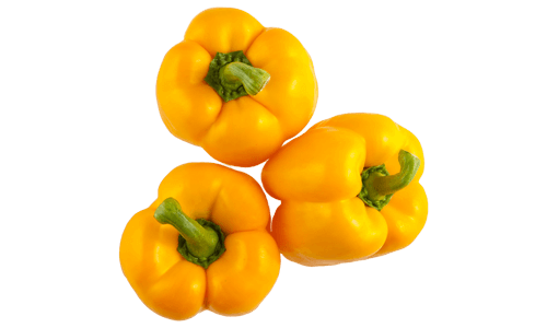 Sweet Bell Pepper Yellow Transparent Png (black, orange)