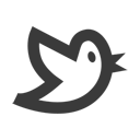 Tweet Bird Icon Free Png Icon Download (black, indigo)