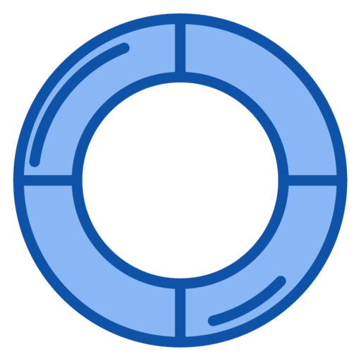 Swimming Ring Free Png Icon Download (silver, black, teal)