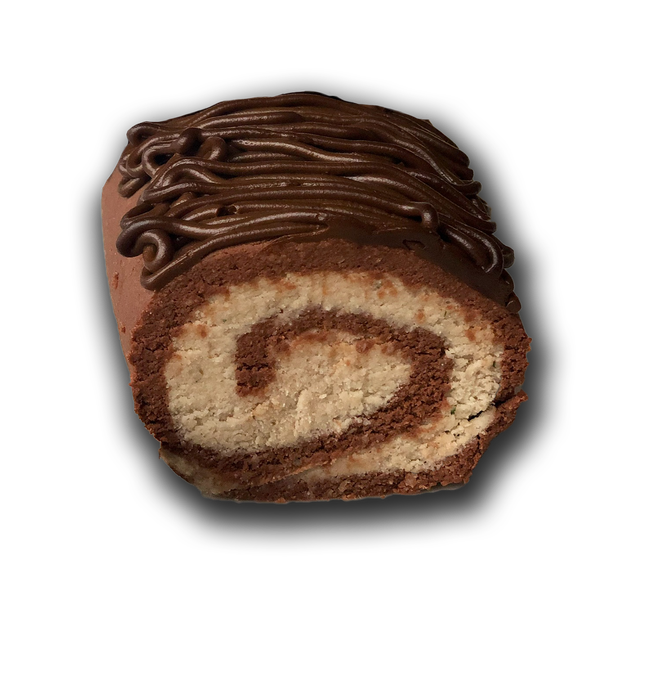 Swiss Roll Png File (maroon, black)