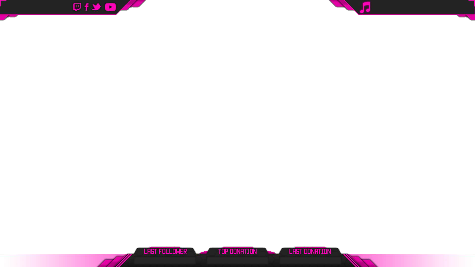 Twitch Stream Overlay Png Transparent Picture (black, lavender, white)