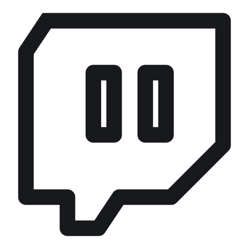 Twitch Icon Free Nobackground Png Icon Download Path (black)