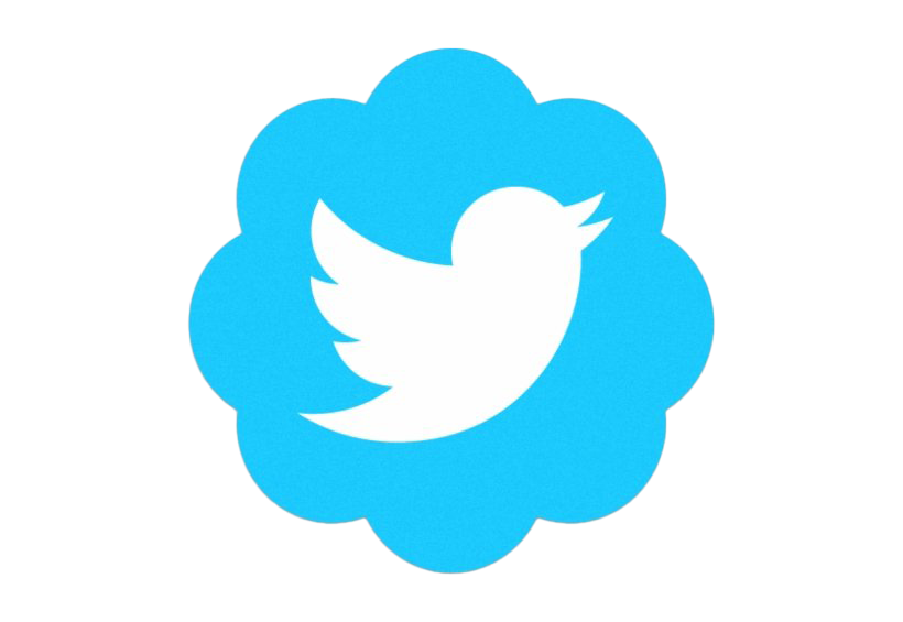 Twitter Verified Badge Png File (greenish blue, white)