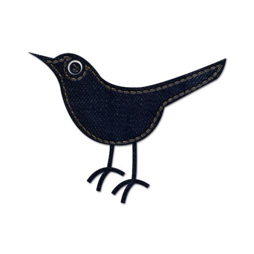 Twitter Bird Socialnetwork Free Transparent Png Icon Download (black)