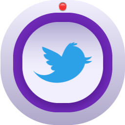 Twitter Free Transparent Png Icon Download (purple, lavender, black, greenish blue)