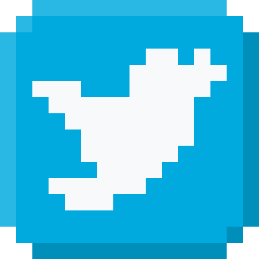 Twitter Pixel Logo Icon Free Nobackground Png Icon Download (teal, greenish blue, black, white)