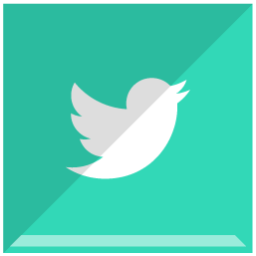 Twitter Social Free Transparent Png Icon Download (greenish blue, mint, white, lavender, teal)