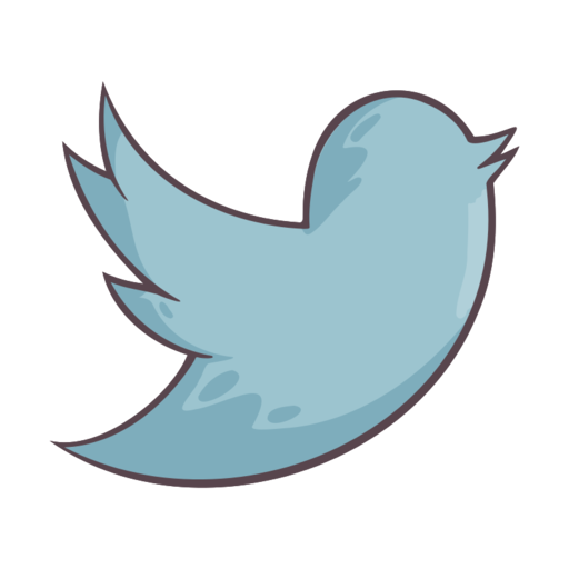 Twitter Social Media Bird Animal Free Png Icon Download (silver, black)