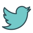 Twitterx Free Png Icon Download (teal, silver, black)