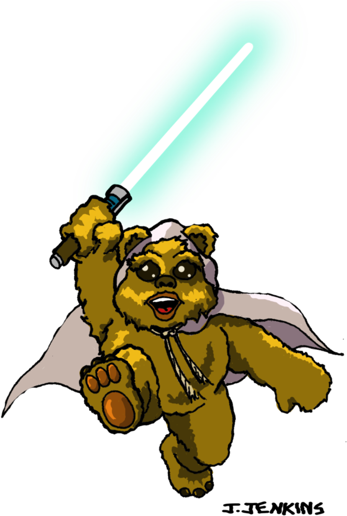 Ewok Png Transparent Image (greenish blue, olive, white, black, silver)