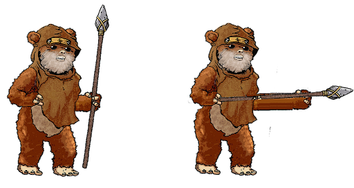 Ewok Png Transparent (black, maroon, olive)