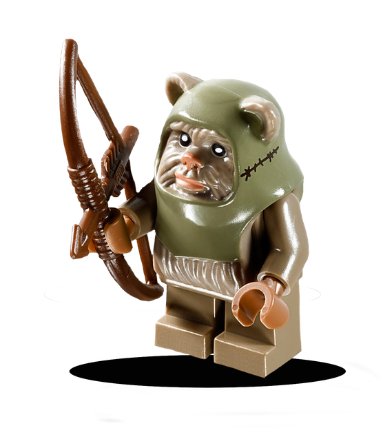 Ewok Star Wars Png Clipart (black, gray)