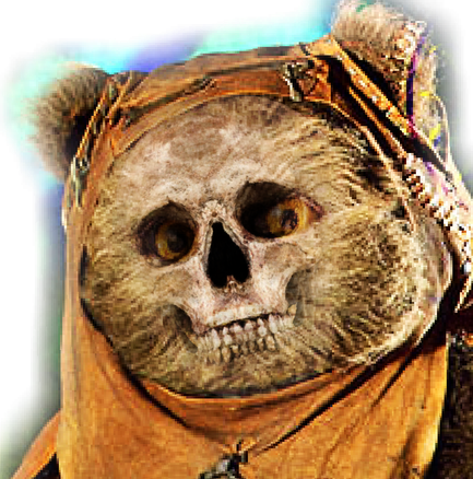 Ewok Star Wars Png Photos (black)