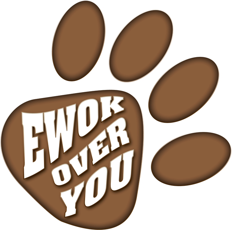 Ewok Transparent Png (black, olive, white)