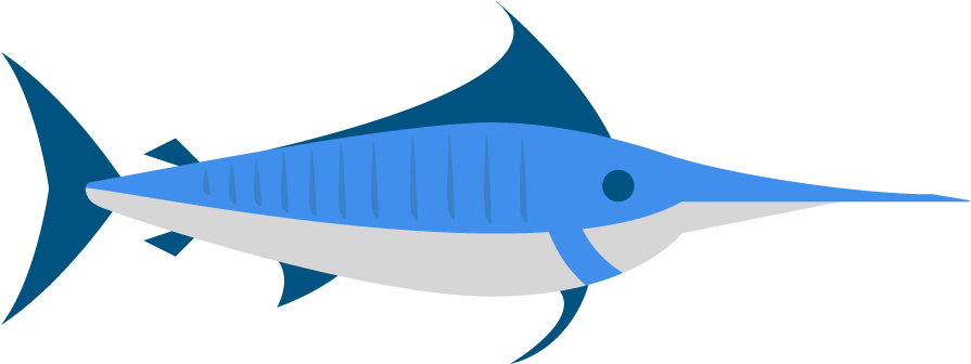 Sword Fish Download Png Image (beige, black, gray, teal, silver)