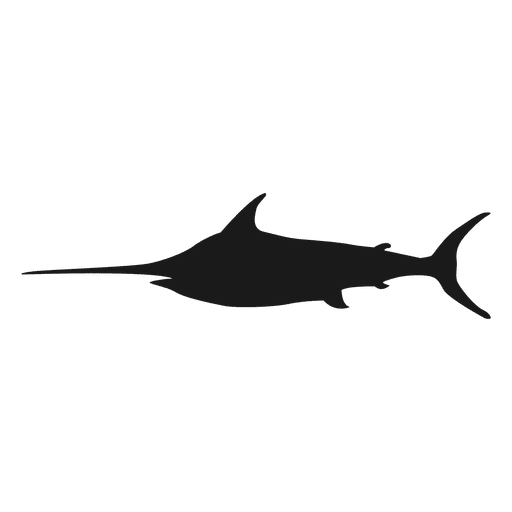 Sword Fish Png Photo (black, gray)