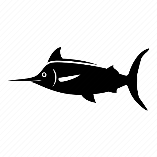 Sword Fish Png Picture (black)