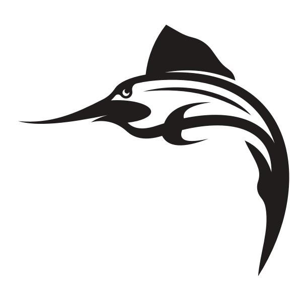 Sword Fish Png Transparent (black)