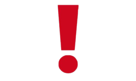 Exclamation Mark Png Pic (salmon, red, white)