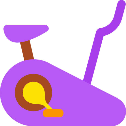 Exercise Bike Free Png Icon Download (violet, black, chocolate, gold, orange)