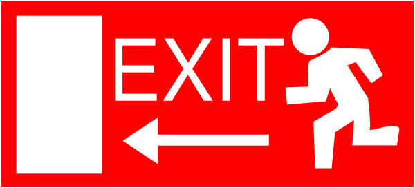 Exit Png Free Download (salmon, chocolate, white, red, pink)