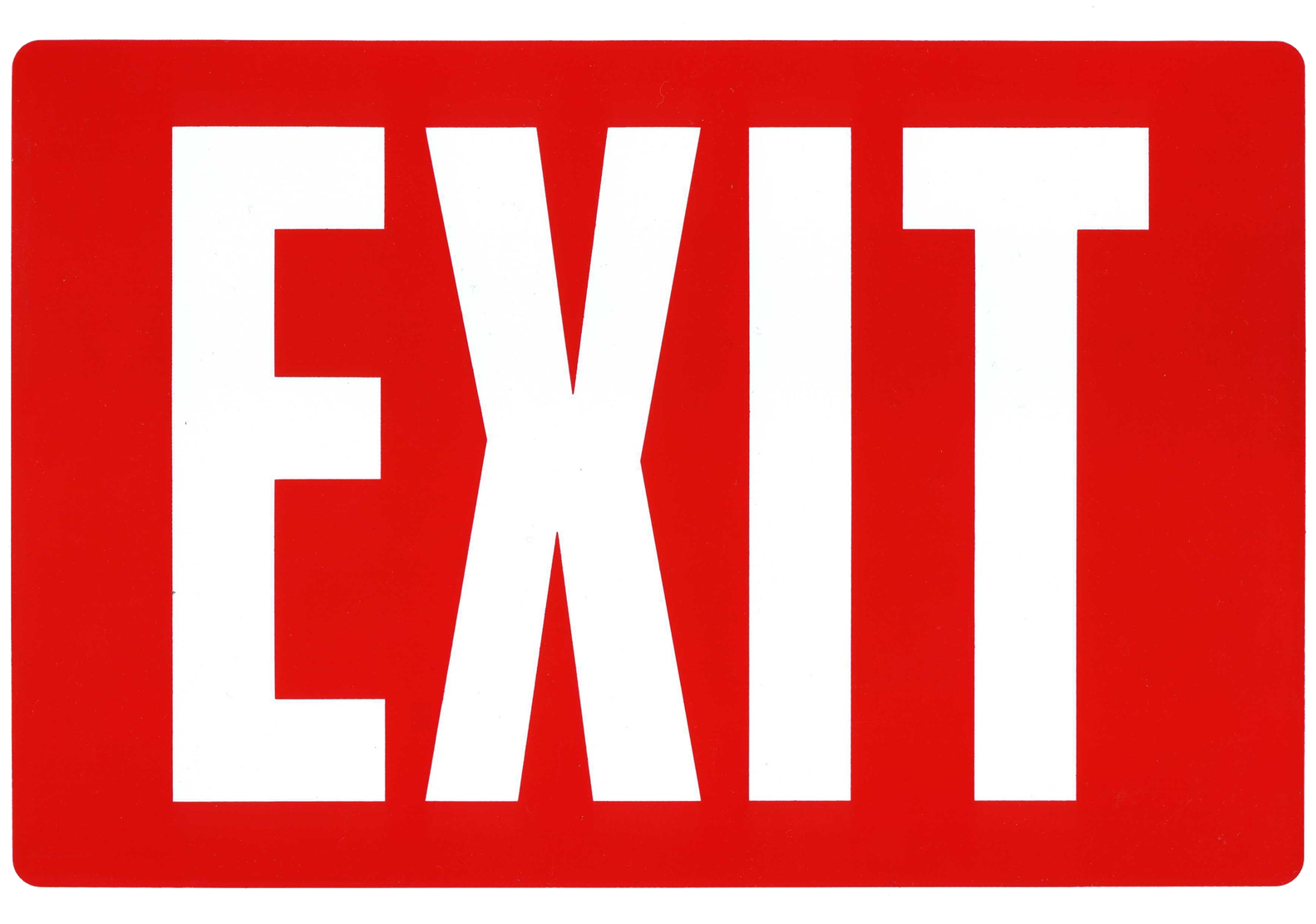 Exit Png Picture (black, red, white)