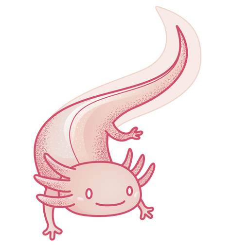 Axolotl Png Isolated Hd (beige, black, pink)