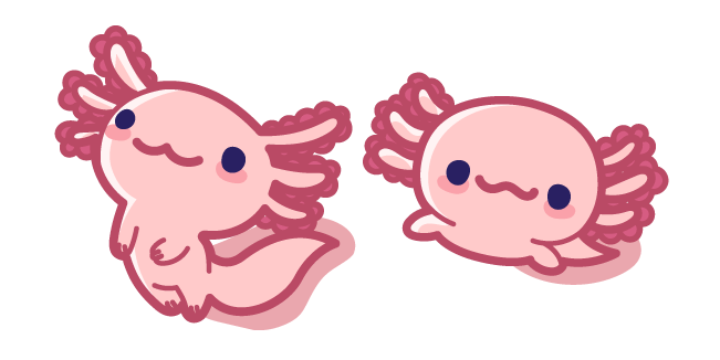 Axolotl Png Isolated Photo (pink, black)