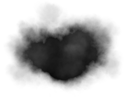 Explosion Black Smoke Clipart Png (black, indigo)