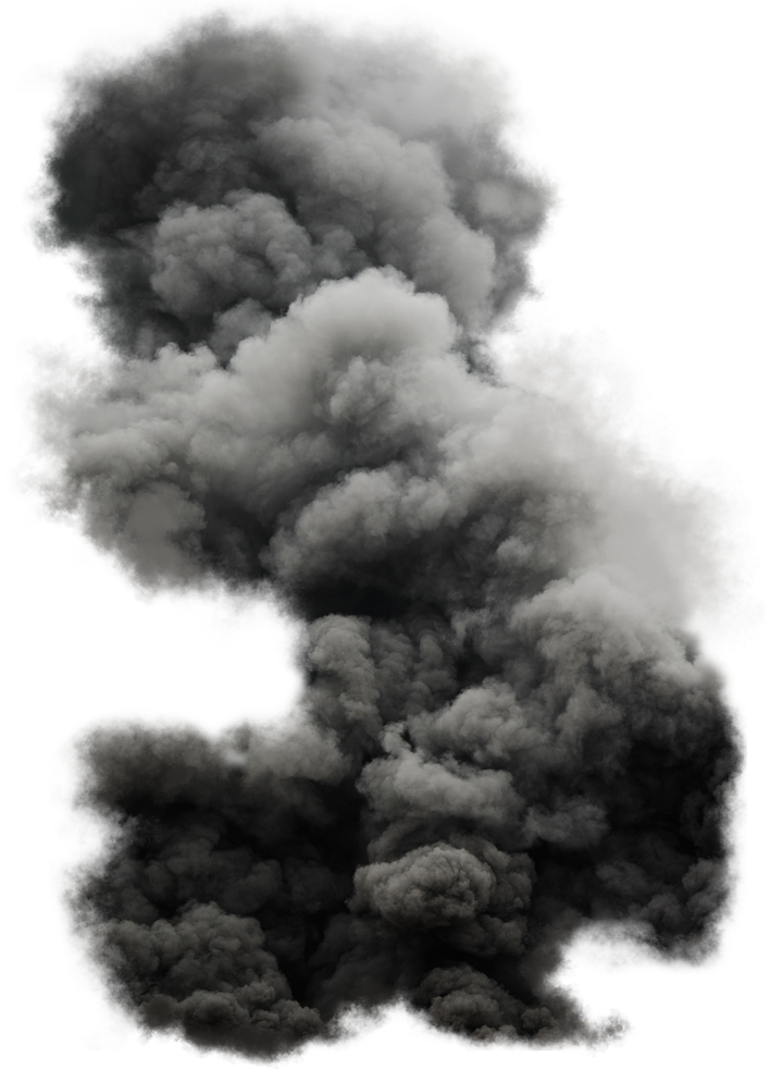 Explosion Black Smoke Png (black, silver)