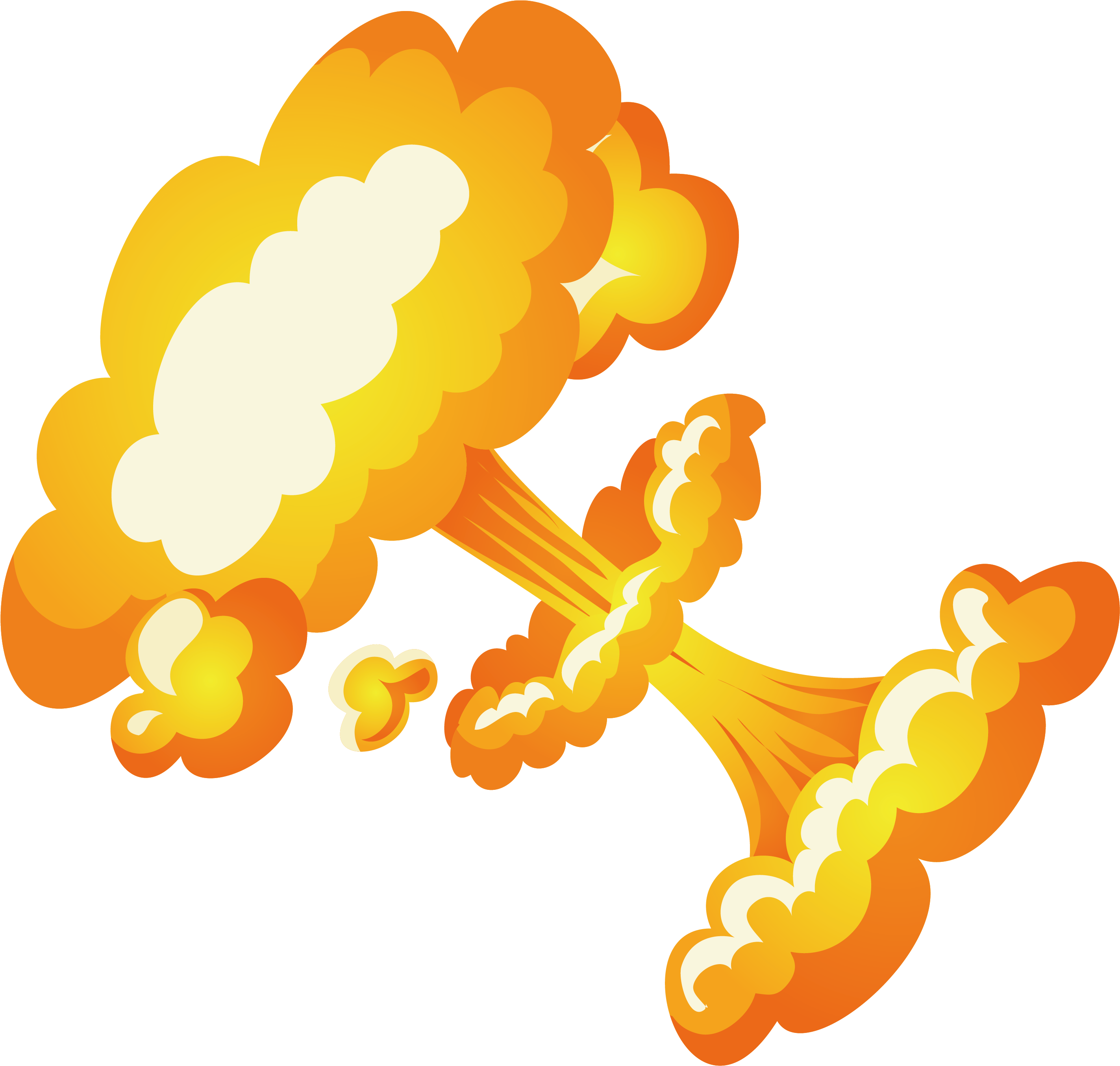 Explosion Boom Png (chocolate, gold, orange, black, beige)