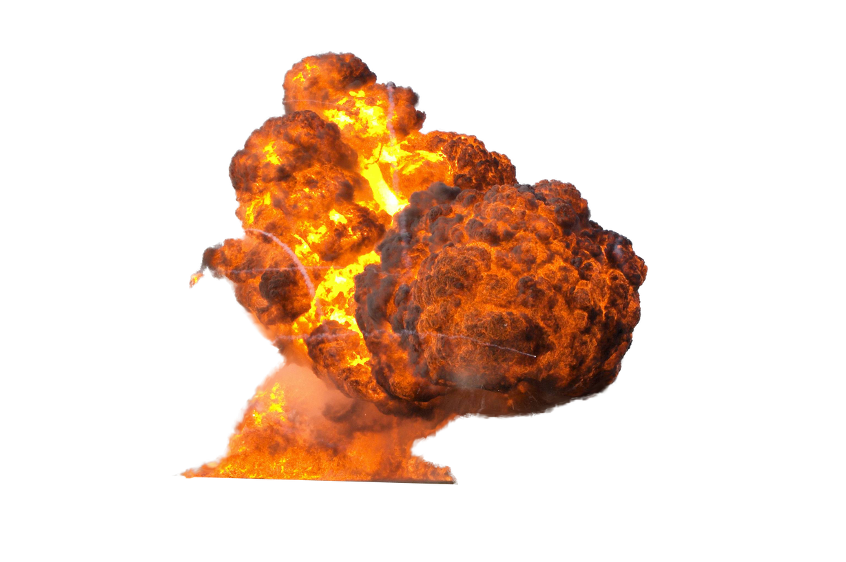 Explosion Fire Png Photo (black, chocolate)