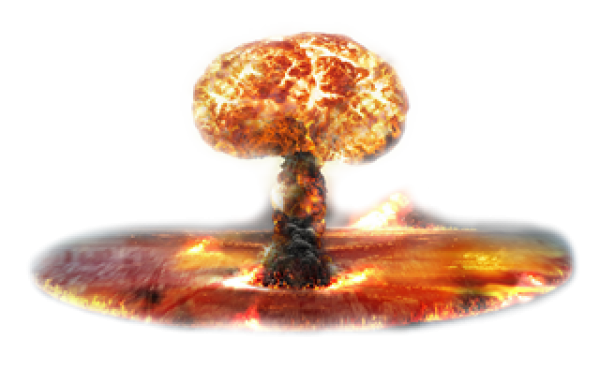 Explosion Fire Png Pic (black, white)